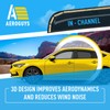 Extra Durable Window Deflectors in-Channel Window Visors Rain Guards Fit