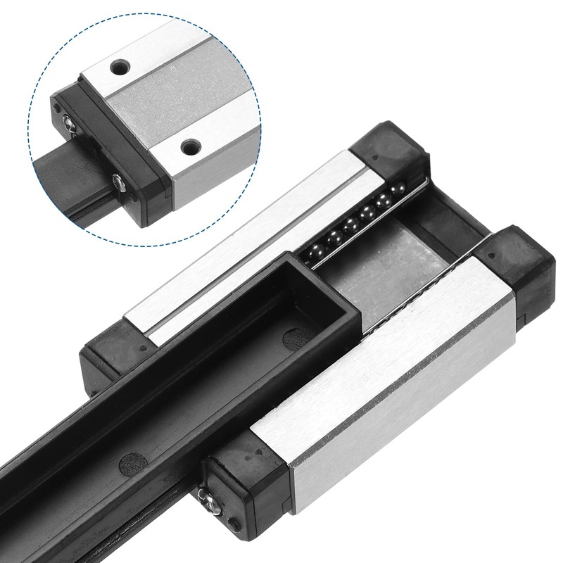 uxcell MGN9 300mm Linear Guide Rail with MGN9C Sliding Carriage