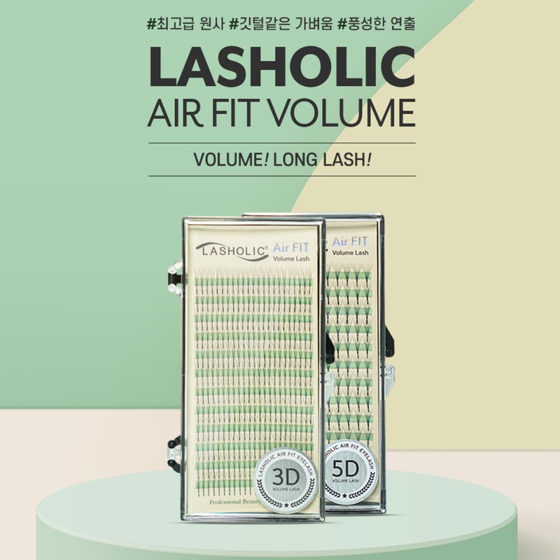 Rashholic Lashholic Air Fit Russian Volume 5 Strand Self Eyelash