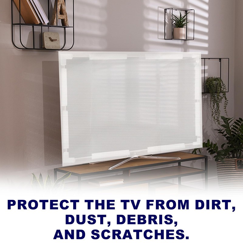 TV Moving Box Cushioning Supplies Set, Foam TV Cover &