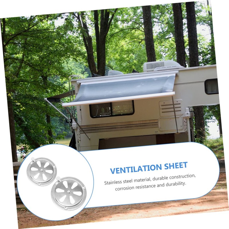 MAGICLULU 2Pcs Ventilation Cover Adjustable Louvered Vent Grille for Rv