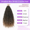 Goddess Box Braids Crochet Hair 24 Inch Crochet Hair for