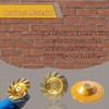 Generic Diamond Cup Grinding Wheel, 4-Inch 12-Segment Turbo Row Diamond
