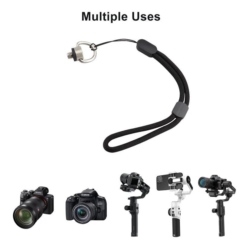 TECDW 2PCS Stainless Steel D Ring Screw With Hand Wrist