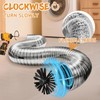 MAGICLULU 20 Feet Chimney Sweep Brush Kit - 15 Flexible