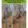 Ansionsol 19 Inch Wide Squirrel Baffle for Bird Feeder Pole,