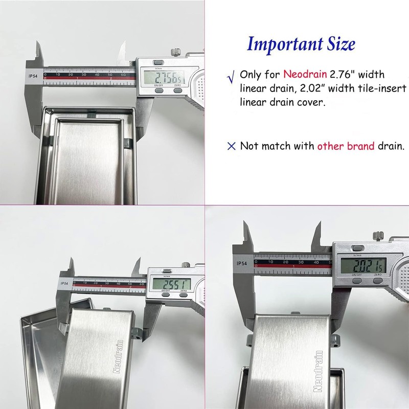 Only for Neodrain, Grey Plastic Clip Tile Tray Supporter, Only