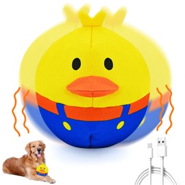 Interactive Dog Toys, Responds to Barks, Nudges & Paws, Keep Them Busy for Hours! Rechargeable Hard-Wearing Oxford Fabric Self-Play Puppy Toy With Motion/Sound Feedback, Mental Stimulation Indoor Toy