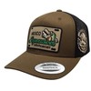 aguacateros de Michoacan Placa Khaki 2 Logos hat Khaki Black