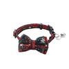 Christmas Bow Tie Dog Cat Collar With Bell Xmas Themed