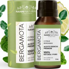 Aceite Esencial De Bergamota Puro 15ml Para Difusor Y Aroma