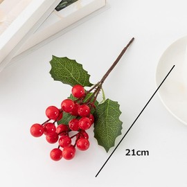 siawadeky Artificial Berry Set of 10, New Year, Red Fruit, Never Withers, Art Flowers, Winter, Christmas Berry, New Year's Celebration, Party Decoration, Green Decoration, Holly, Red Fruit, Room,
