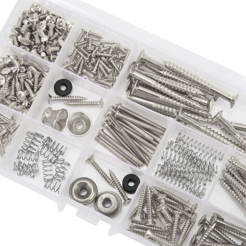 Electric Guitar Screw Kit, Guitar Mounting Screws Assortment Box Repair