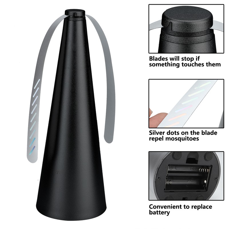 Outdoor Indoor Desktop Fly Bugs Mosquito Repellent Fan Killer for