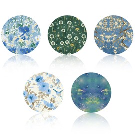 25pcs Sensor Covers for Libre 2/3, Sensor Stickers Waterproof & Sweatproof Pre-Cut Monitor Patch Long Stay for CGM Sensors Adhesive Patches Accessories (Oil Painting Pattern)