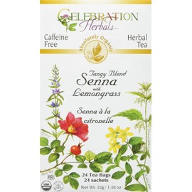 Celebration Herbals Senna with Lemomgrass Tea Organic 24 Tea Bag, 42Gm