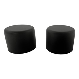 EVOGES Matt Black Spare Universal Dimmer Knob, Pack of 2