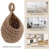 AIMALL 3pcs Boho Wall Hanging Baskets Set – Handwoven Jute