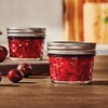 Ball Wide Mouth Quilted Crystal Jelly Jars with Lids and
