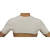 MANIFATTURA BERNINA Elan 5007 Merino Wool Thermal Shoulder Warmer, White