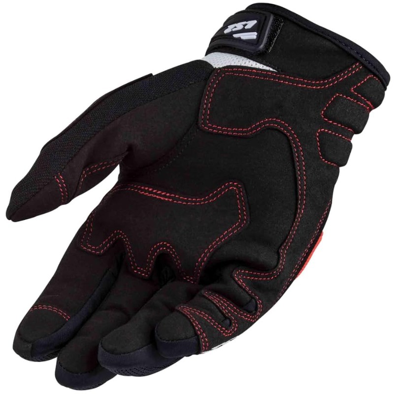 LS2 Guantes de Motociclista Vel Silva Textil, Táctiles, con Protectores