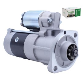 12V 9T Starter Motor 1K012-63010 Compatible with Kubota Engine V3307 V3300 V3600 V3800 WG3800 Tractor M126XDTC M8540HDNB For Tcm Forklift For Bomag # M8T50471 M8t50472 1K01263011 1K01263012 1K01263010