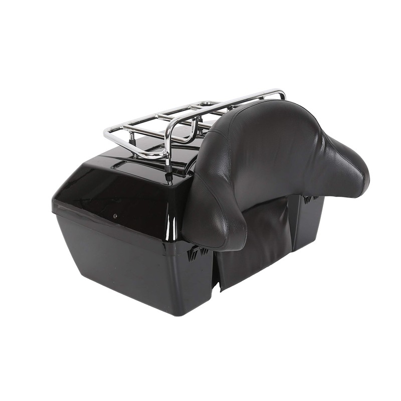 KUAFU Motorcycle Trunk Compatible with Harley Honda Yamaha Suzuki Cruiser