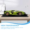 NHQZ Acrylic Display Case for Model Cars, Figures Display Case,