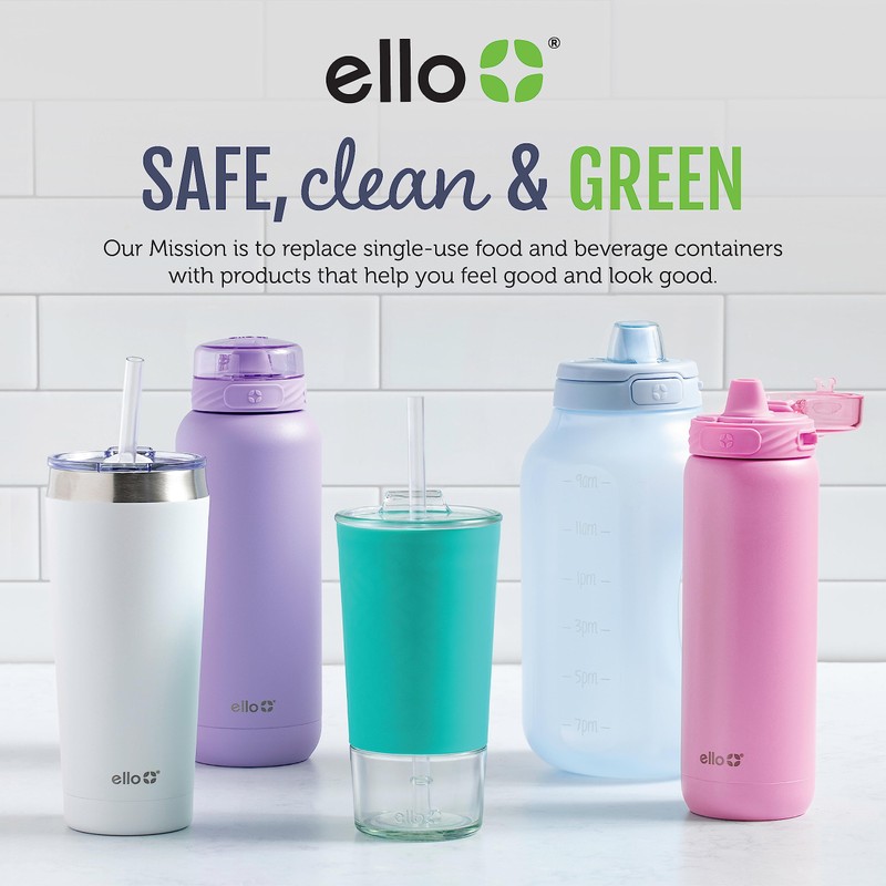 Ello DuraGlass Food Storage Glass Lunch Bowl Container - Meal