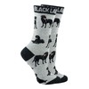 WHD Black Lab Socks (Gray/Black, Large)
