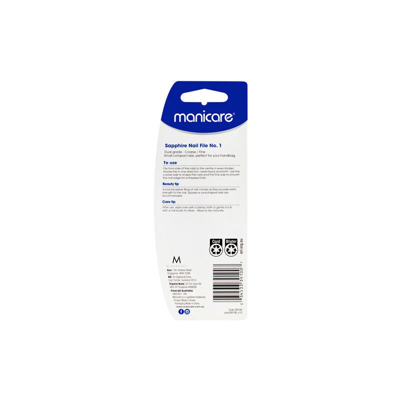 Manicare Sapphire Nail File No.1