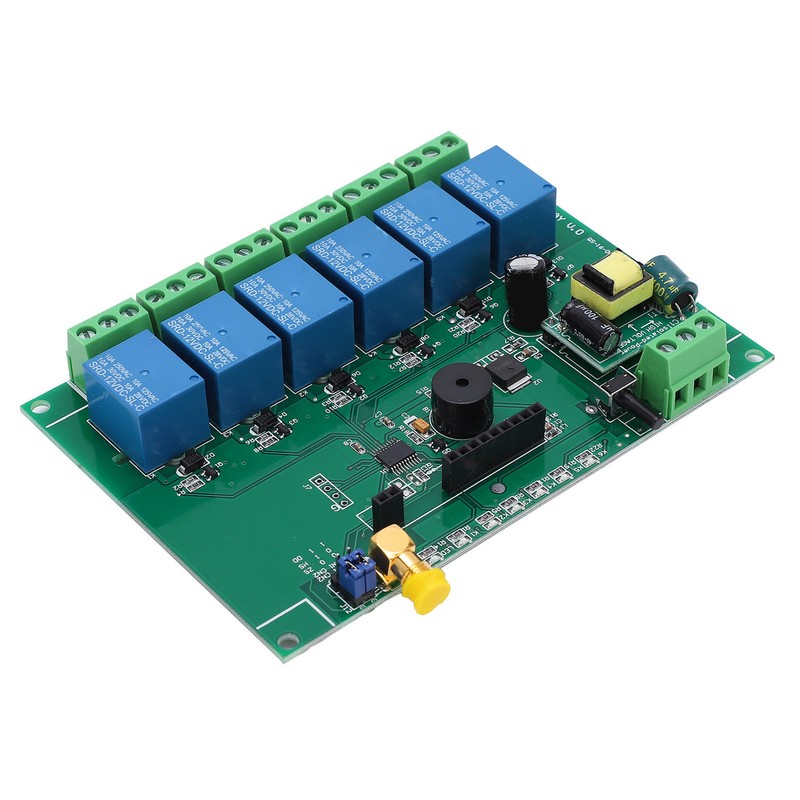 Relay Board 6 Channel RF Remote Control Relay Module for