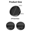 smnuxwm 2PCS Strong Magnet Keyhole Covers for Jeep Wrangler JL