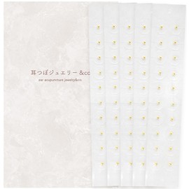 Urn Jewelry & co. Ear Urn Jewelry, Urn Seal, Pure Titanium, Transparent, Gold Granular, Silver Granular, 100 Pieces, Charm (100 Pure Titanium)