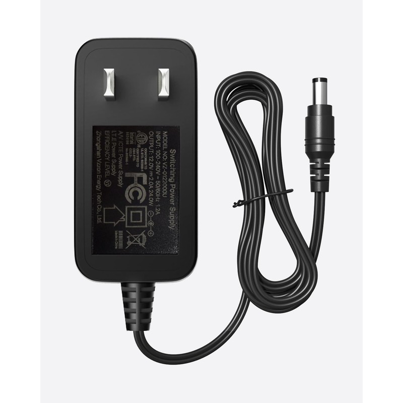 AKINGUAR 12V 2A Power Supply Adapter with 8 DC Connectors,