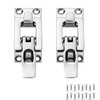 ODYSUNRAL Marine Anti-Rattle Square Latches for Boat Door Hatch, Hold
