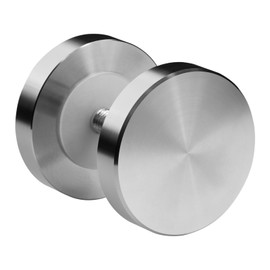 SOTECH Meyra Sliding Door Handles Diameter 50 mm Brushed Stainless Steel for Wooden Doors, Solid Door Handle for Room Door, Pack of 1