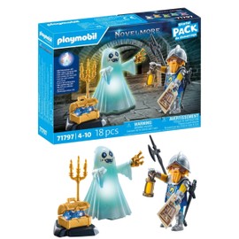 PLAYMOBIL Novelmore 71797 Castle Ghost and Knight Toy for Children from 4 Years