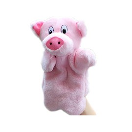 RIY Hand Puppet - Farm Friends Animals Educational Puppets Pig