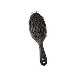 3d detangle brush spiral (black)