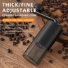 DeeKleen Manual Conical Burr Coffee Grinder, Ceramic Mill, Hand Crank,Portable,Perfect
