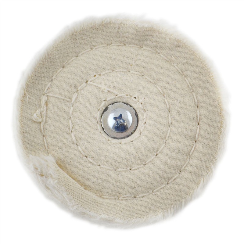 100mm 4" Soft Polishing Buffing Mop Cleaning Wheel Bench Grinder