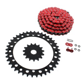 2001-2005 fits Yamaha YFM660 660 Raptor Red O-Ring Chain & Black Sprocket 15/40 96L