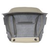 FZJDSD Light Beige Driver Side Bottom Microfiber Leather Replacement Seat