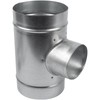 6'' Inch Duct T-Joint Splitter to 4" Inch 90° Degree