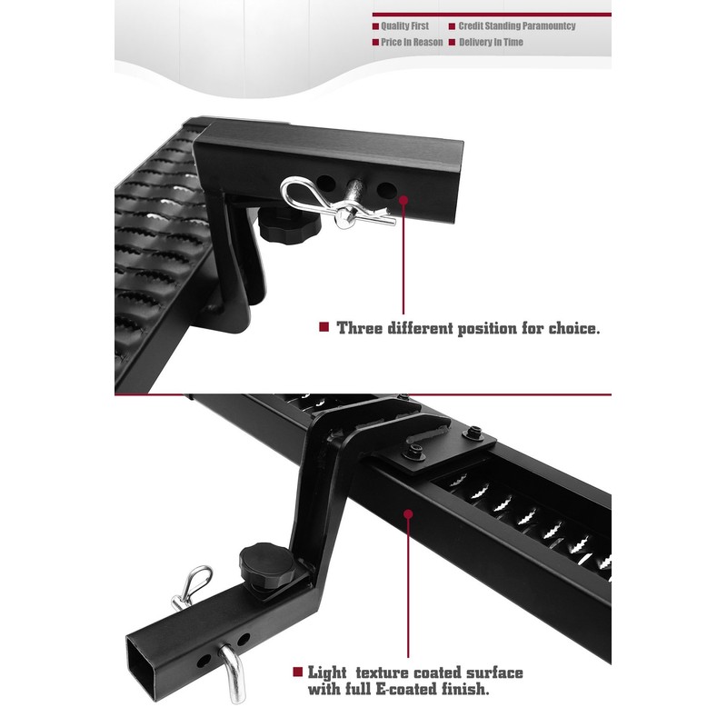 TAC Aluminum Hitch Step Universal Fit 2" Rear Hitch Receivers
