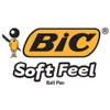 BIC (R) Soft Feel(R) Stick Pens, Medium Point, 1.0 mm,