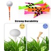 Yharnamite 50 Pcs Plastic Golf Tees, 3-1/4" Professional Golfing Tees