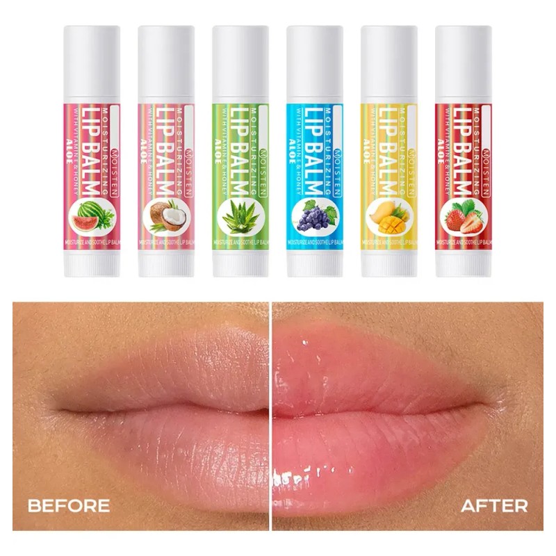 Set De Bálsamo Labial Con Sabor A Fruta Bálsamo Labial