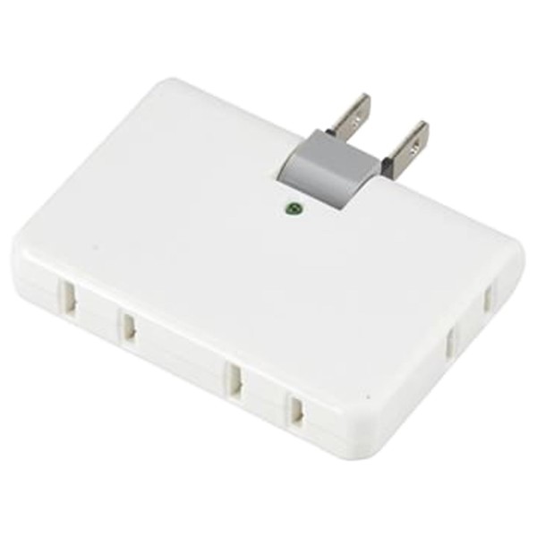 Yazawa Corporation Yazawa Y02HCK400 WH Corner Tap with Strong Thunder